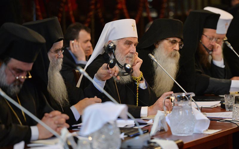 делегација СПЦ на Фанару 2014. године