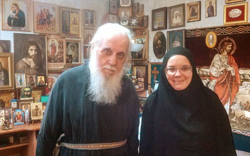 игуманија Димитрија лукјанова са архимандритом Гермогеном Муртјазовим