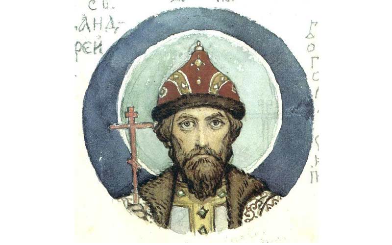Андреј Богољубски (Скица фреска храма Светог Владимира у Кијеву. Сликар: В. Васњецов. 1885-1896)