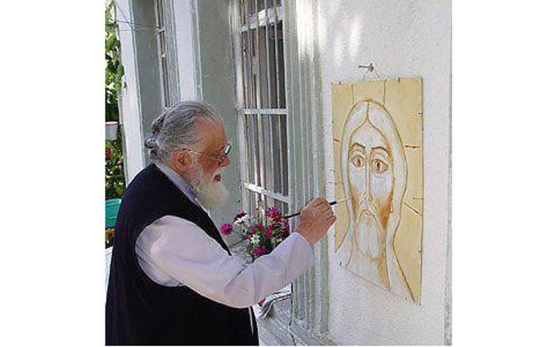 патријарх грузијски Илија иконопише