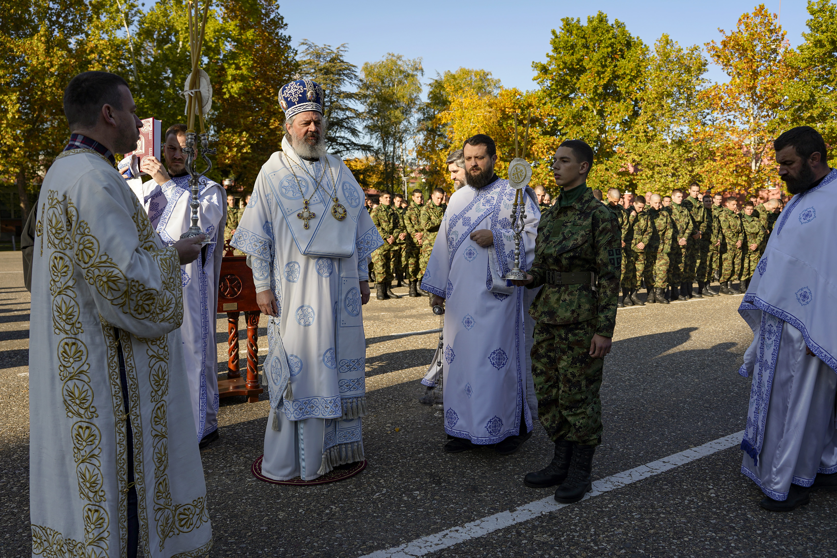 литургија у ваљевској касарни