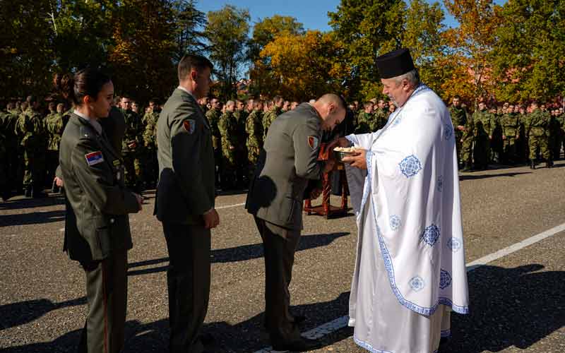 давање нафоре у ваљевској касарни