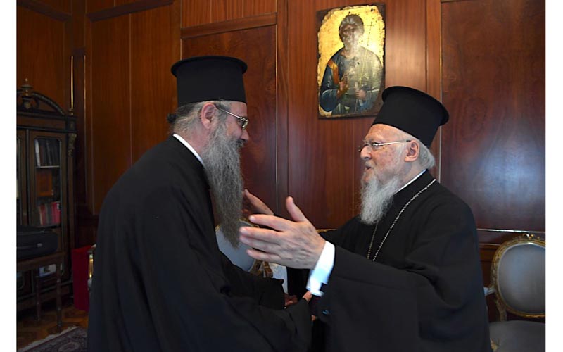 митрополит пловдивски Николај са патријархом Вартоломејем