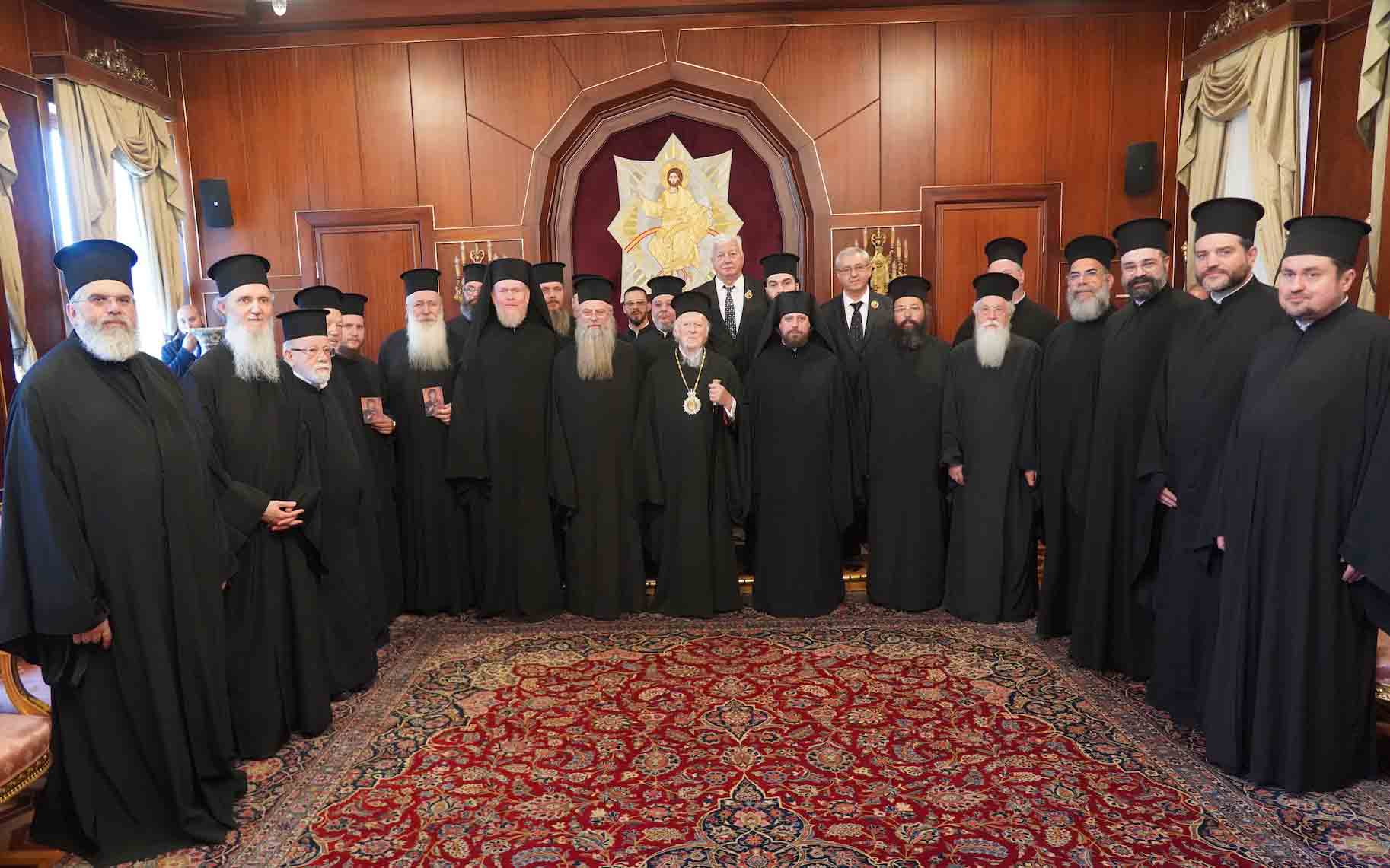 митрополит пловдивски Николај са делегацијом на фанару 18. маја 2024.