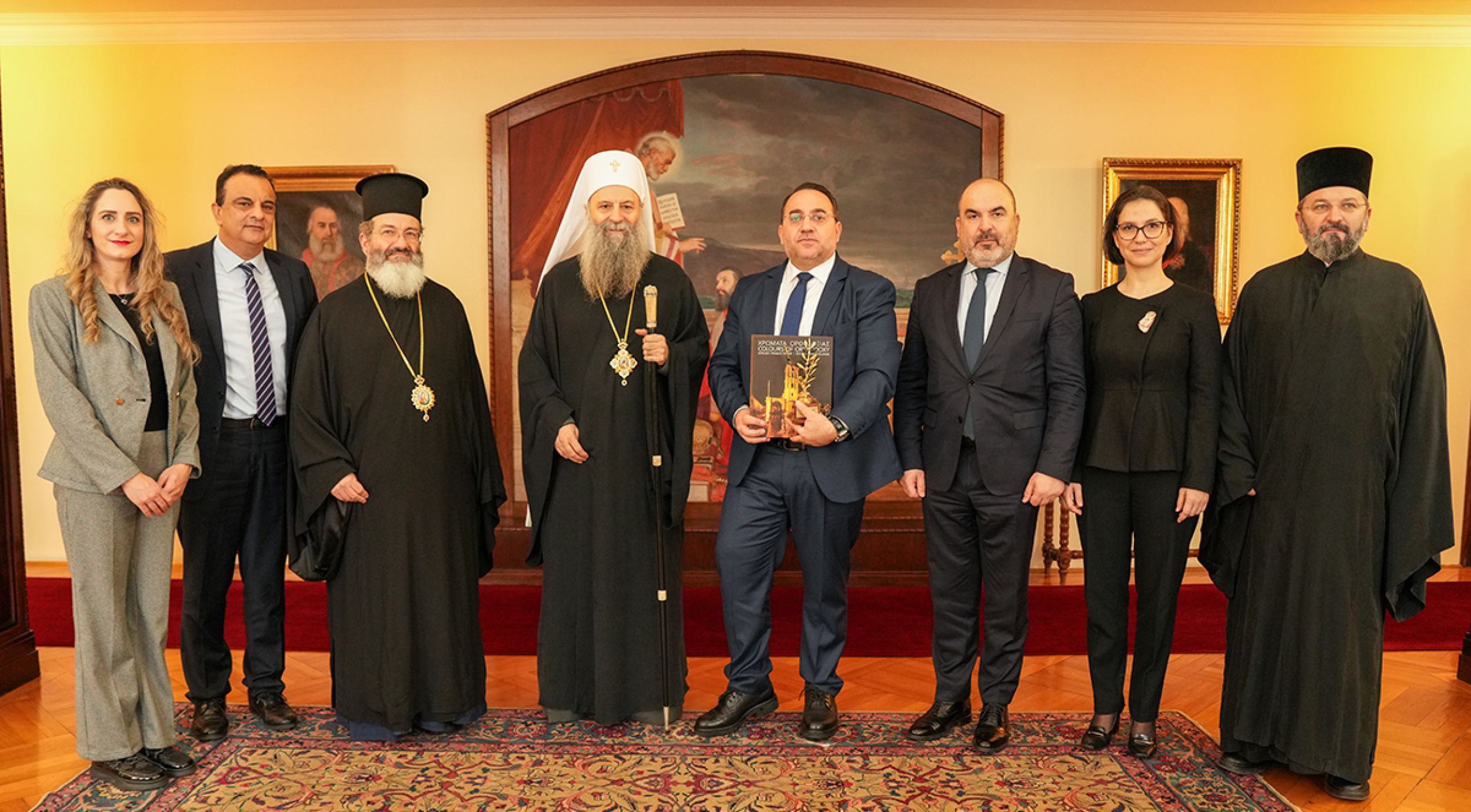 дегација Кипра и Кипарске православне цркве у посети код патријарха српског Порфирија