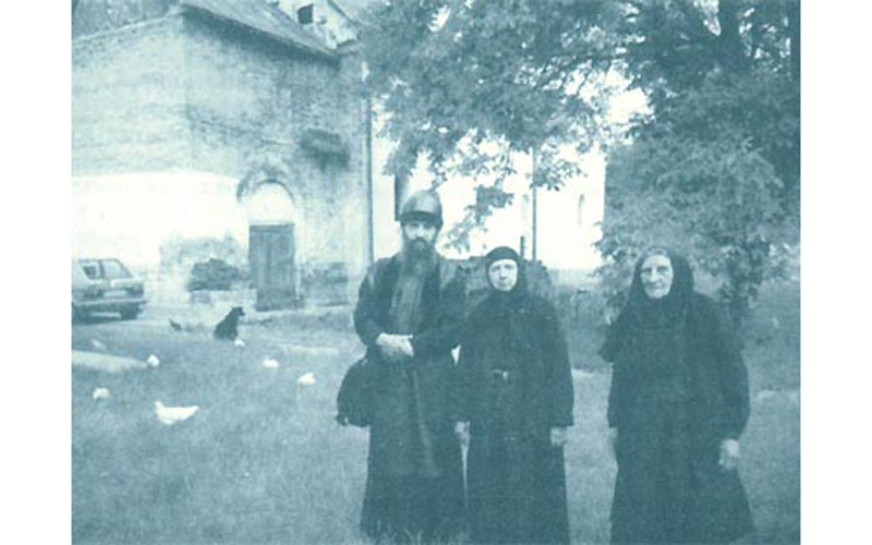 јеромонах Роман Матјушин у манастиру Ђитија на Фрушкој Гори