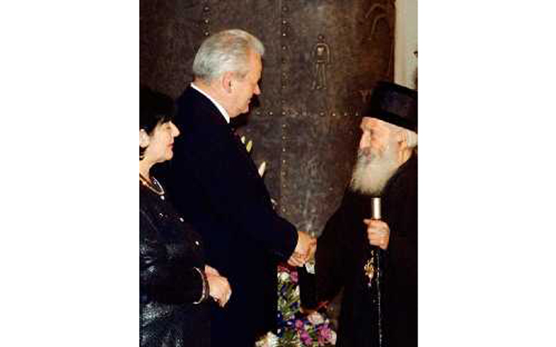 Мира Марковић, Слоба Милошевић и патријарх Павле