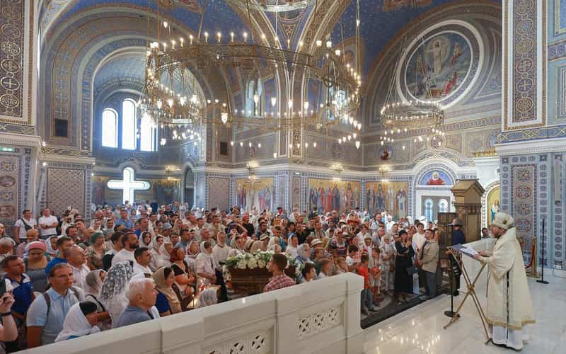 Проповед митрополита Симферополског и Кримског Тихона после Литургије у Свето-Владимирској катедрали на празник Преображења Господњег. 19. августа 2025. године.