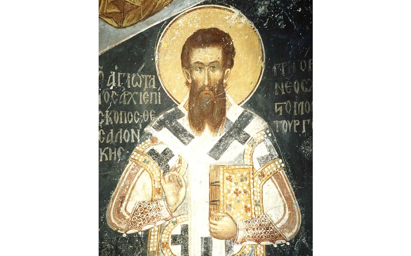 свети Григорије Палама, фреска
