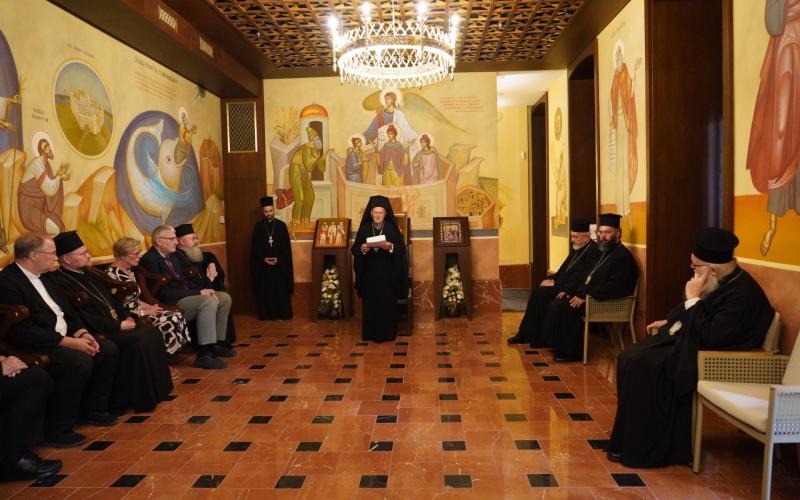 обраћање патријарха Вартоломеја учесницима 27. Међународног конгреса Друштва за право Источних цркава у центру Фанарион у Будимпешти
